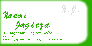 noemi jagicza business card